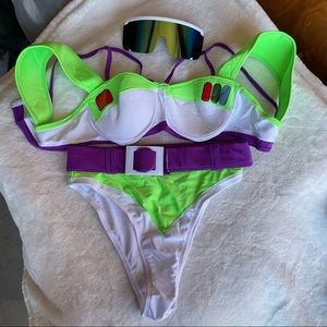 Fashion Nova Buzz Lightyear Costume- Infinite and Beyond Costume Set S/M Adult